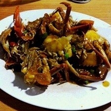 lalapan kepiting 