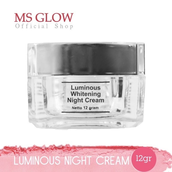 luminous whitening night cream