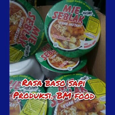 mie seblak instant pedass 1 DUS