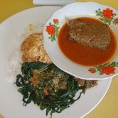 nasi babat sayur sambel