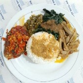 nasi bergedel tongkol
