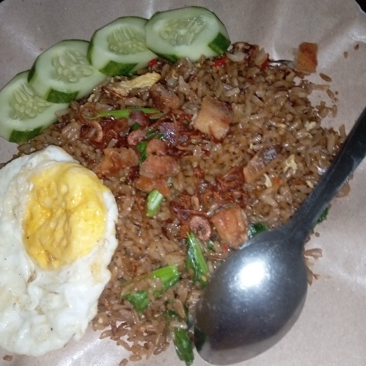 nasi goreng ikan asin
