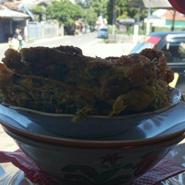 nasi telor dadar
