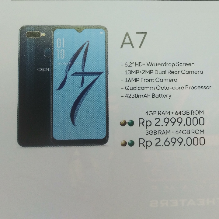oppo A7 new 