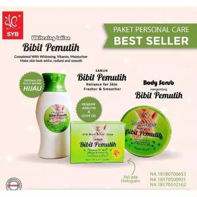 paket 3 in 1 bibit pemutih