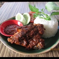 paket ayam bakar--fre--es teh