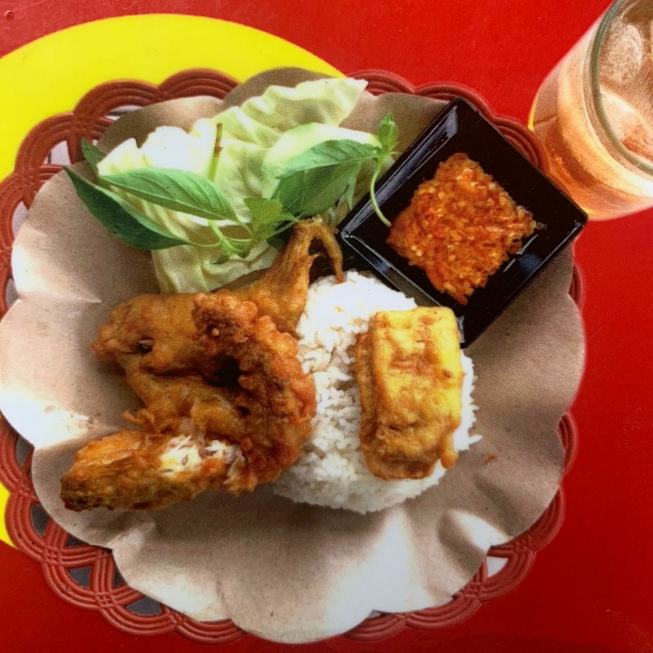 paket ayam geprek biasa