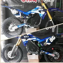 paket rangka trail cros supermoto tanpa mesin bodi klx gordons ada dca