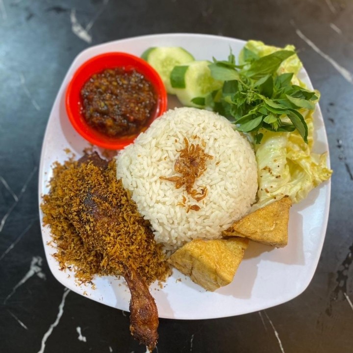 pecel sego bebek