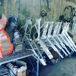 rangka klx 150 tipe BF kualitas original produksi pabrikan las argon