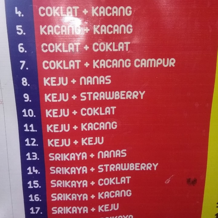 roti bakar khas Bandung