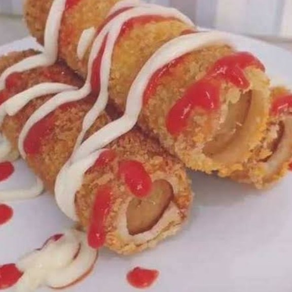 roti goreng sosis