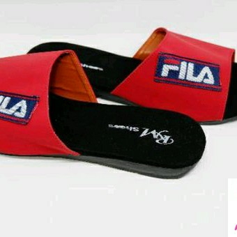 sandal wanita teplek selop murah FL01-Red
