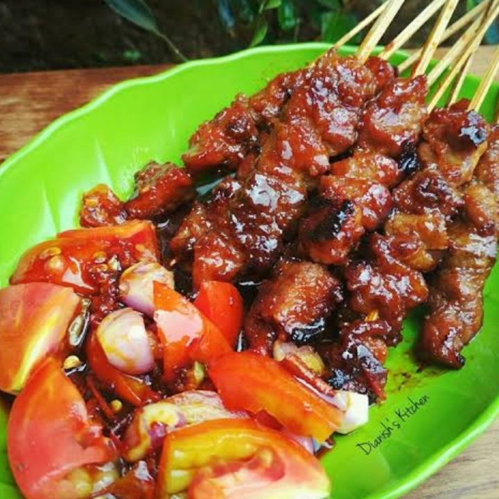 sate ayam bumbu kecap