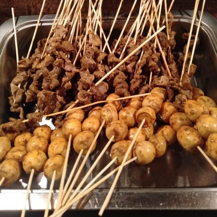 sate bacem telor puyuh