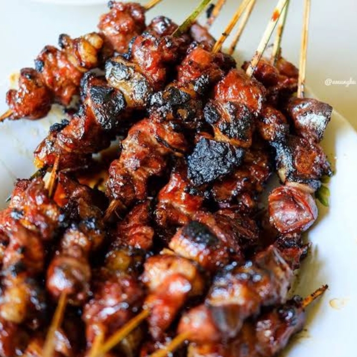 sate kambing bumbu kacang