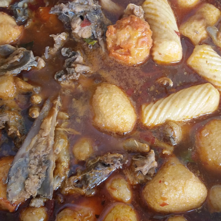 seblak balungan seafood