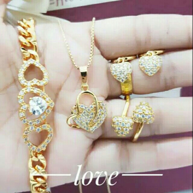 set Lapisan Emas 24k 07