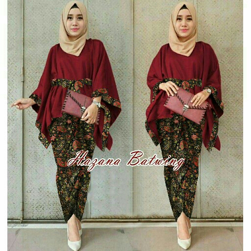 set hazana maroon vo