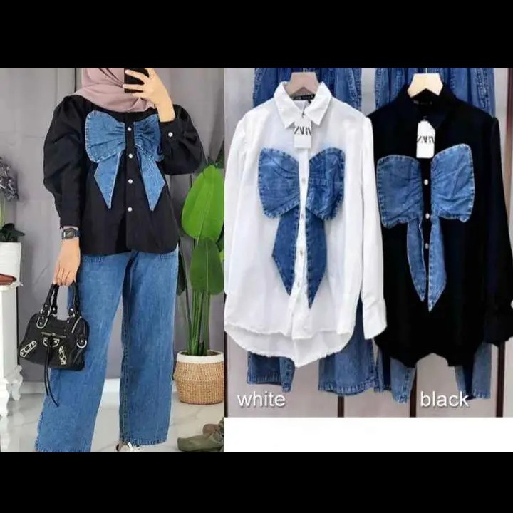 setelan celana jeans wanita terbaru cantikGRATIS per produk tersedia 3