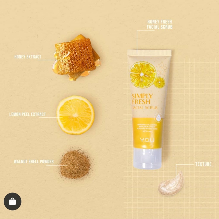 simply Fresh  facial Scrub 