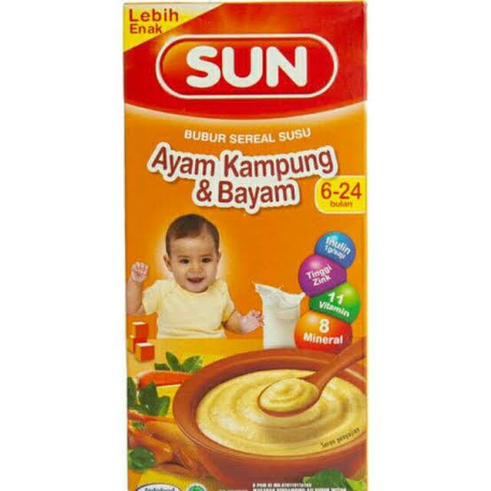 sun bubur sereal susu
