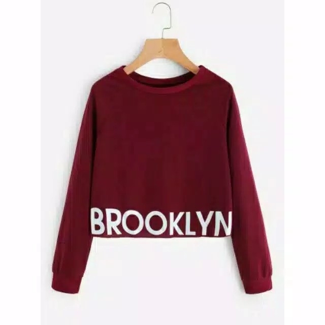 sweater CROP BRKLN