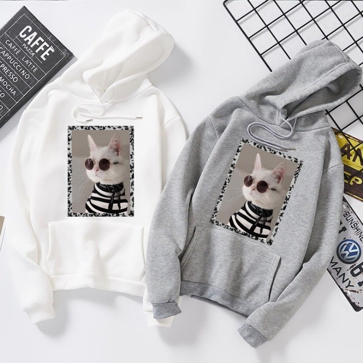 sweater hodie CAT GLASSES 2