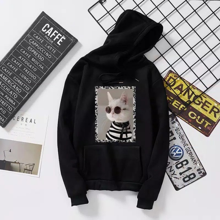 sweater hodie CAT GLASSES 3