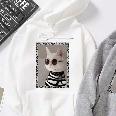 sweater hodie CAT GLASSES 4