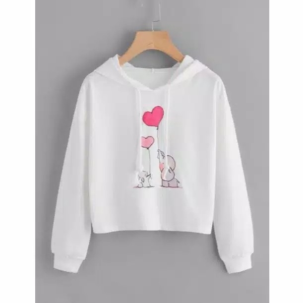 sweater hodie CROP vaftur