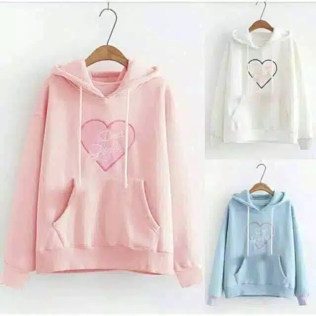 sweater hodie DEAR LOVE 3 warna