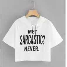 sweater hodie crop sarcastic