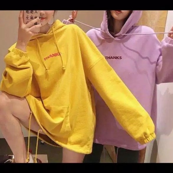 sweater jumbo hodie THANKS FIT TO XXL