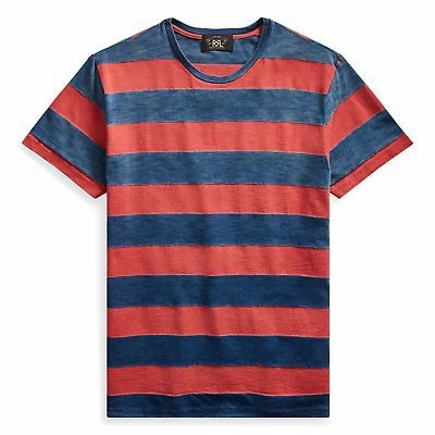 t-shirt merah biru