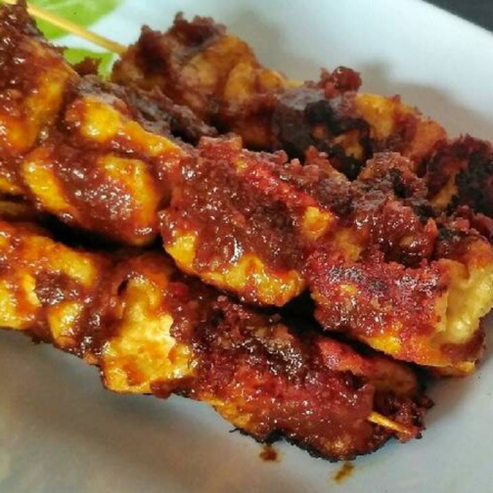 tahu bakar nasi