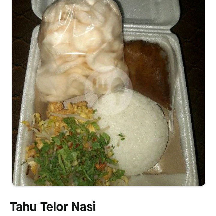 tahu telor nasi