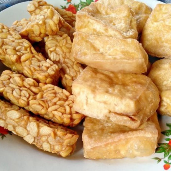 tahu tempe goreng nasi