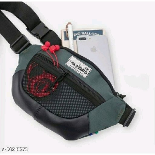 tas waistbag pria oval buffback jaring-Green