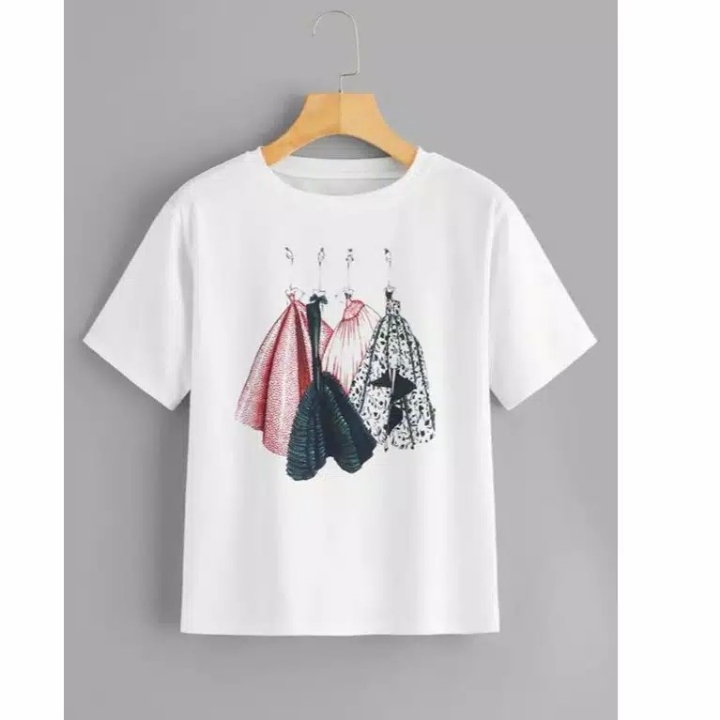 tee GAUN bahan spandex