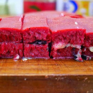 terang bulan keju - campur - susu RED VELVET