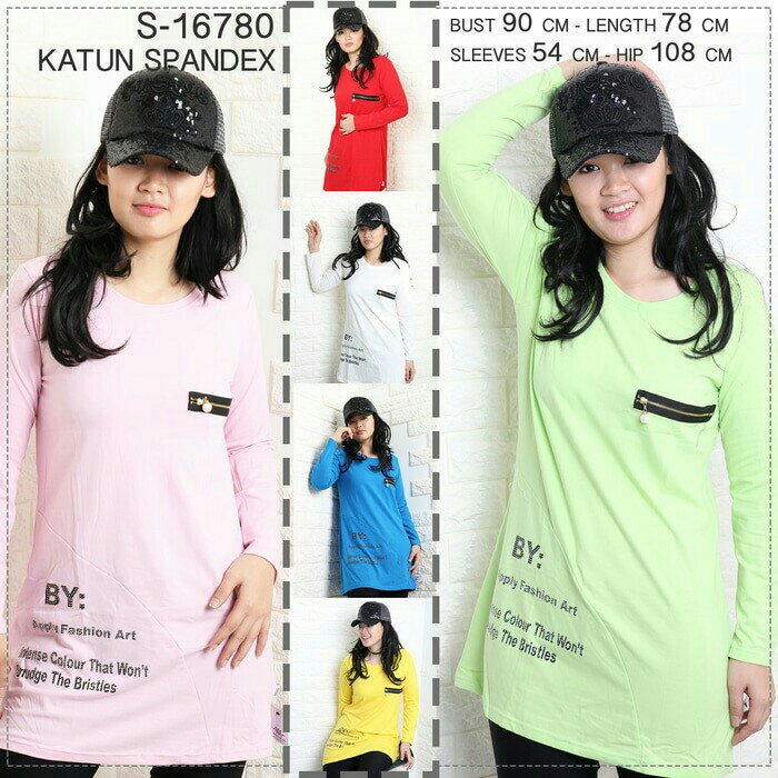 tunik katun spandek import