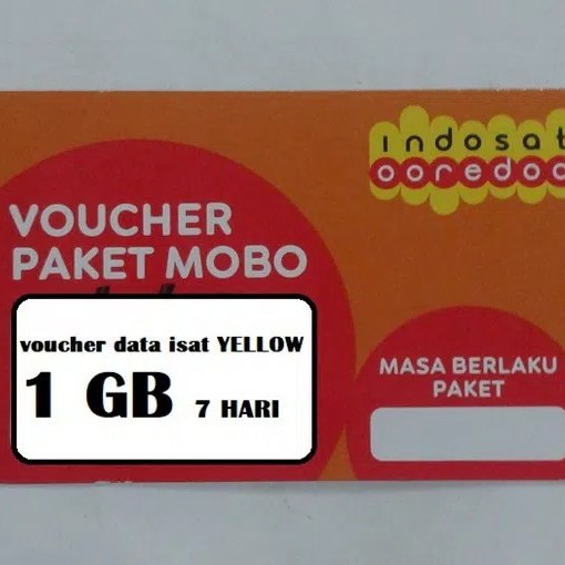 vocer kuota indosat 1 gb