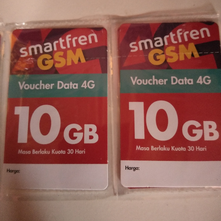 vocer kuota smartfreen 4G 10 gb