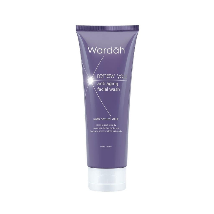 wardah AA facial wash