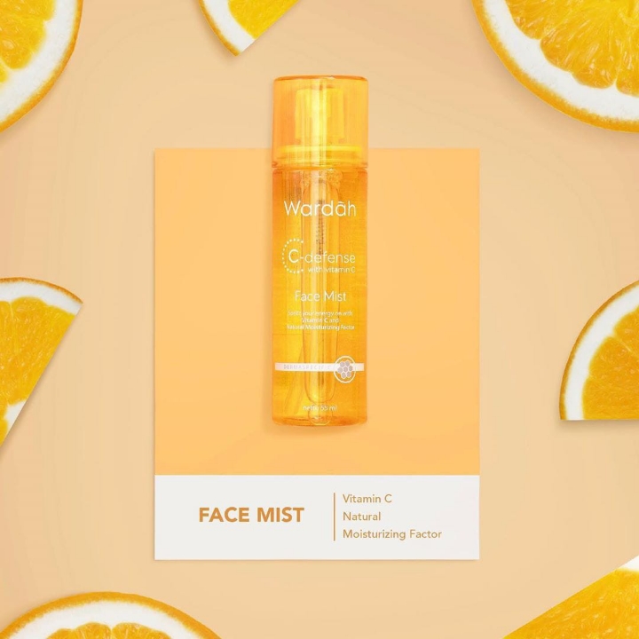 wardah C-defense face mist