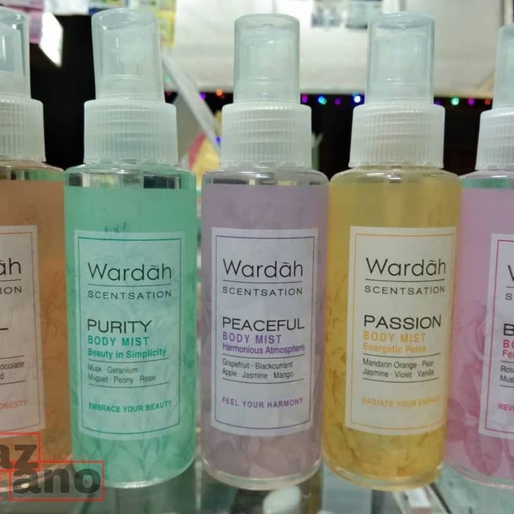 wardah body mist