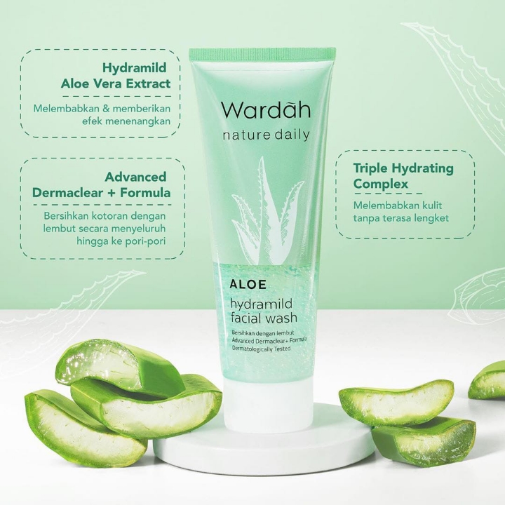 wardah natur daily aloe hidramild