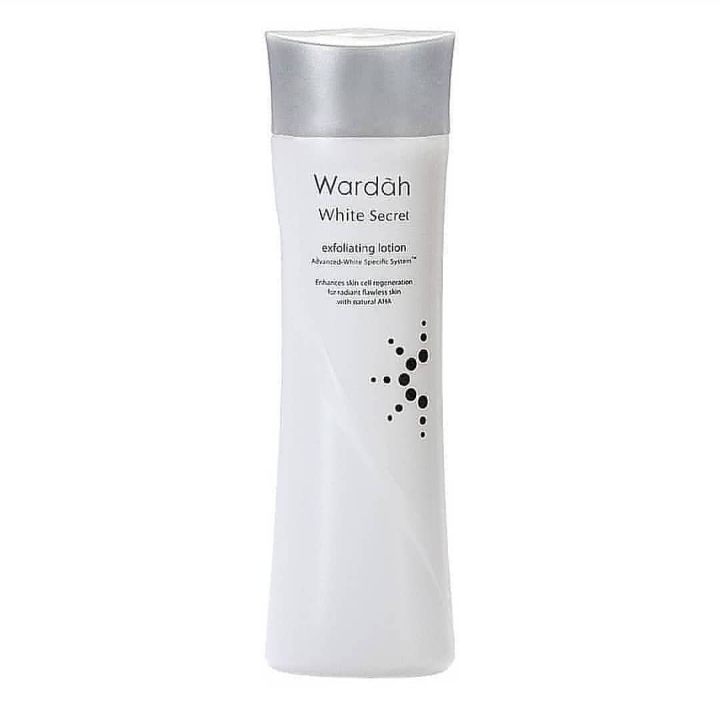 wardah white secret exfoliating lotion