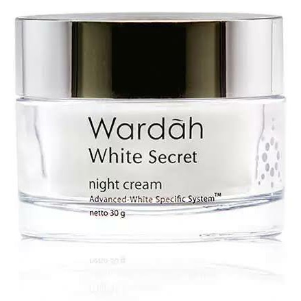wardah white secret night cream
